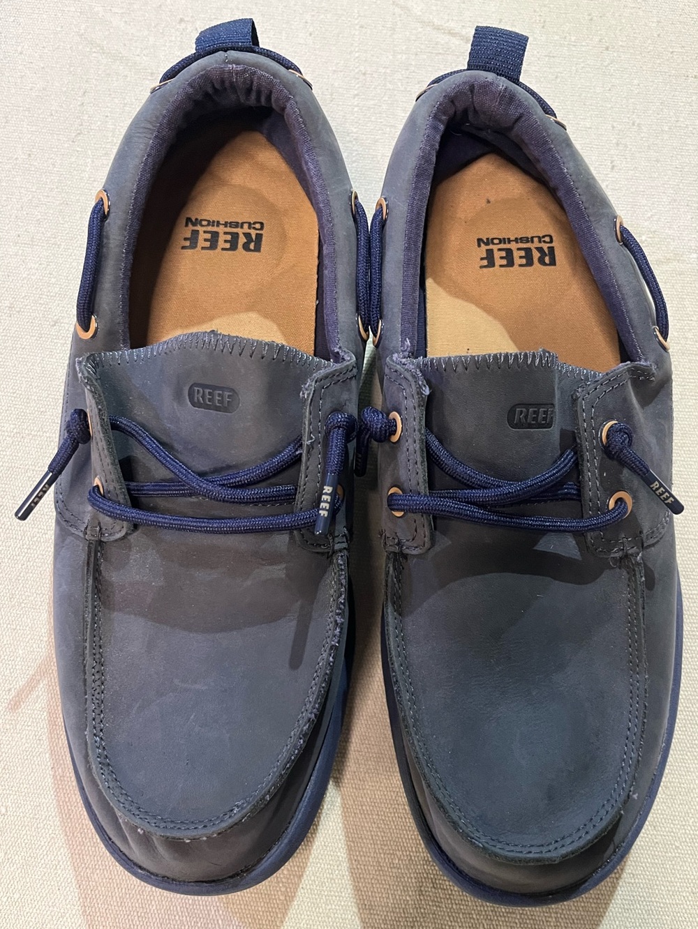 Reef's Swellsole Pier Boat Shoes, Loafers, Slip On, Blue